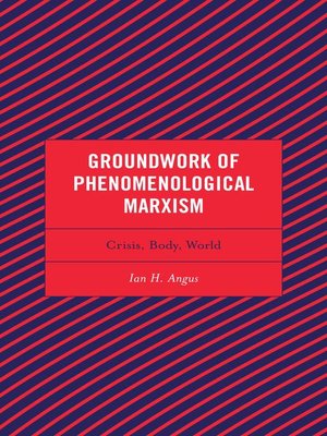 cover image of Groundwork of Phenomenological Marxism